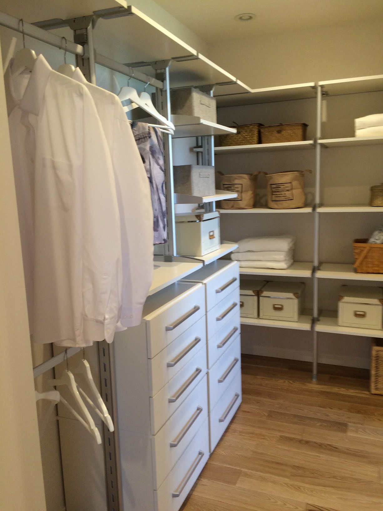 Closet storage