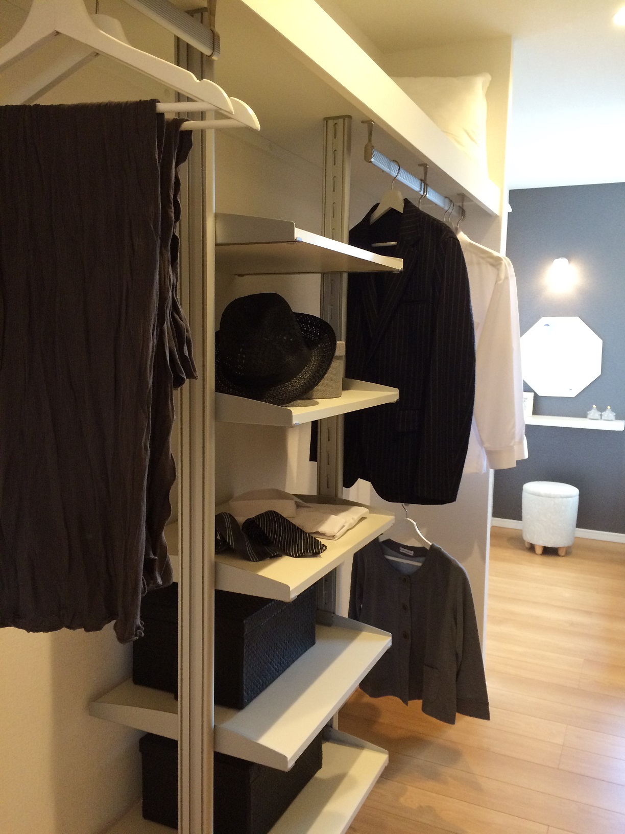 Closet storage